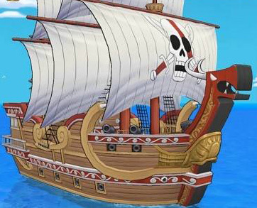 雷德佛斯号莫比迪克号是白胡子海贼团的船,船头就像一只巨鲸的头颅