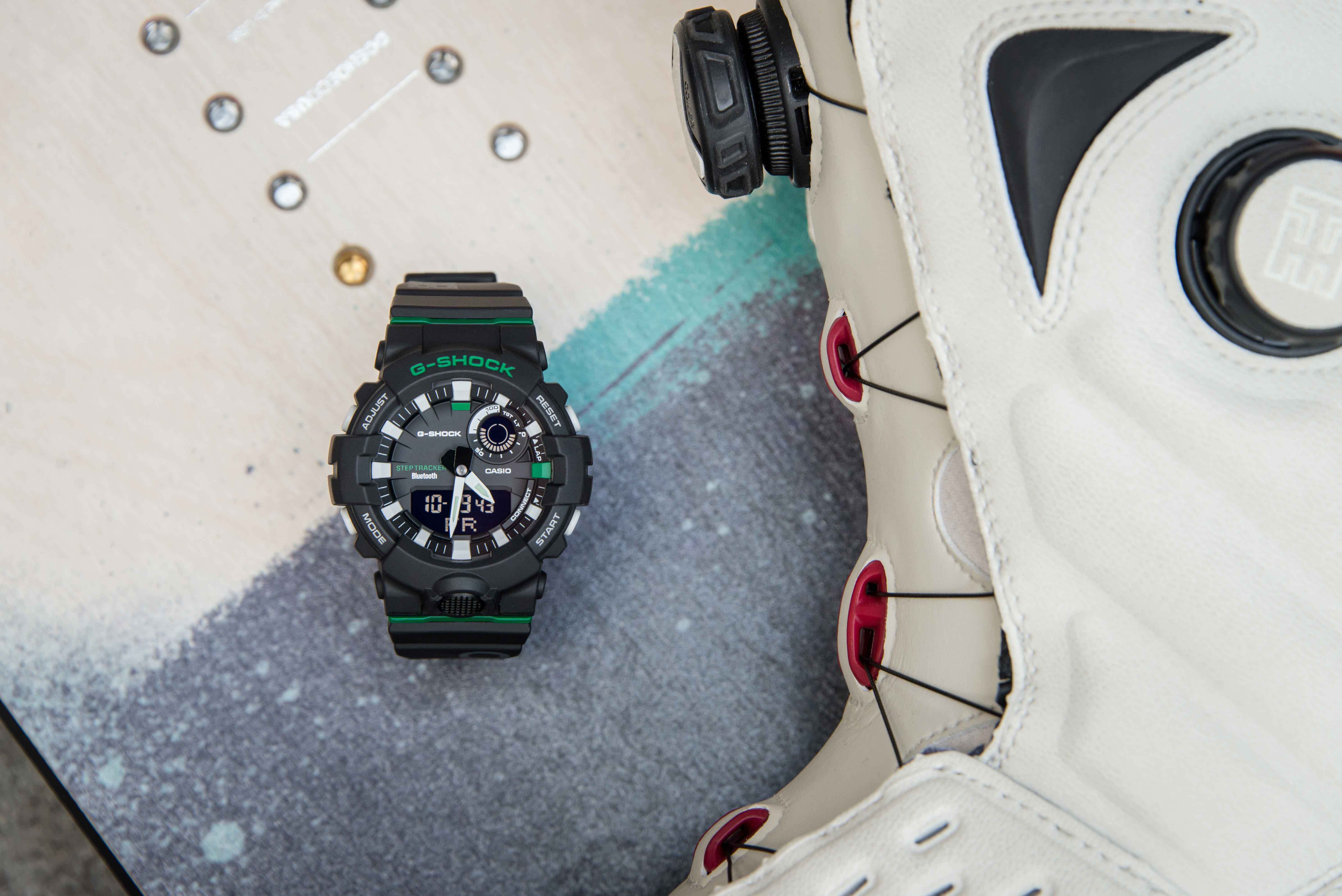 卡西欧g-shock新款蓝牙连接多功能潮流运动手表 gba-800dg系列