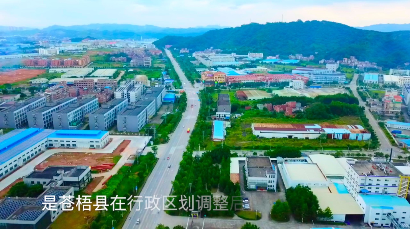 广西苍梧新县城发展图图片
