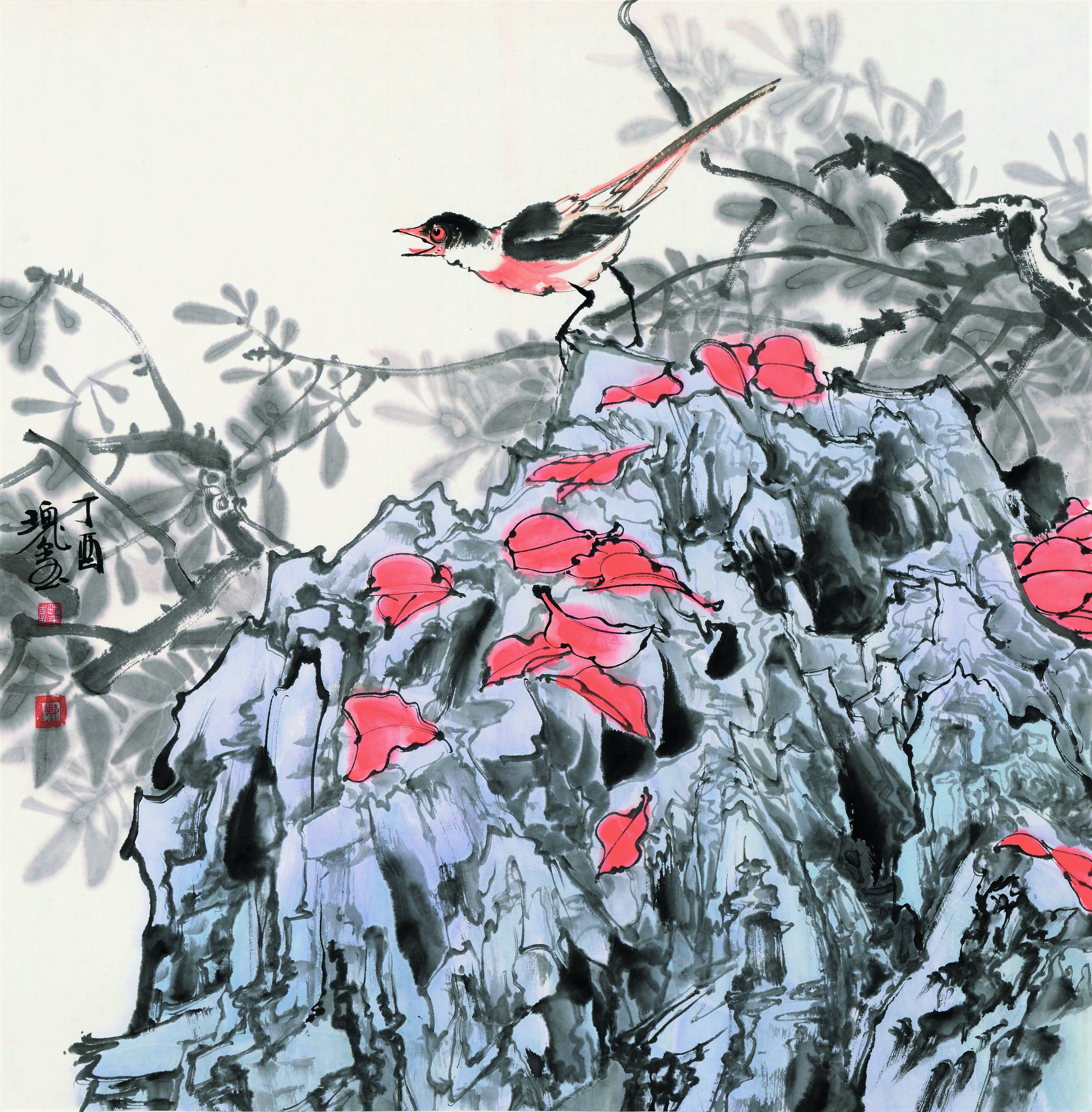 1992年研修于北京画院,1994年10月在北京中国美术馆举办个人画展.