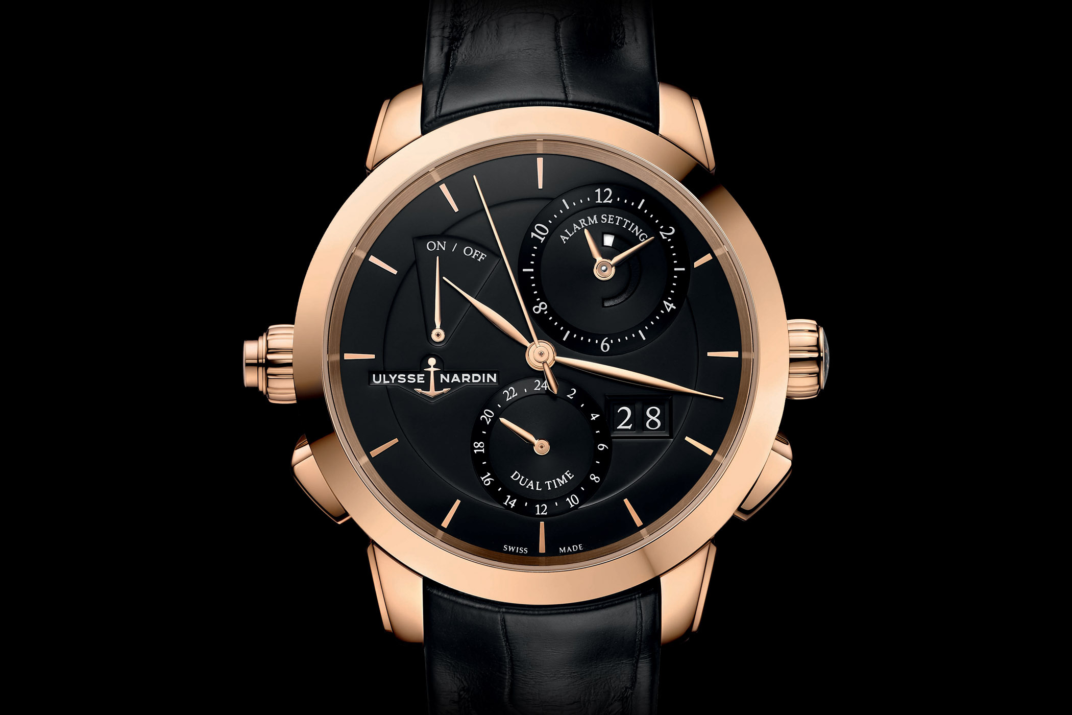 雅典ulysse nardin经典奏鸣曲,带大教堂钟声的报时手表