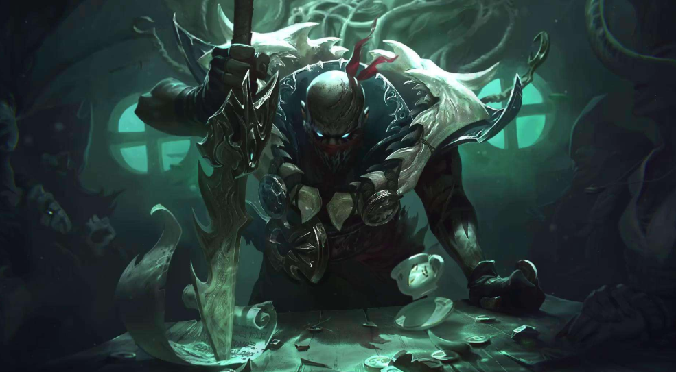 在比尔吉沃特的屠宰码头,颇有名气的鱼叉手派克葬身在一条巨大的琢珥