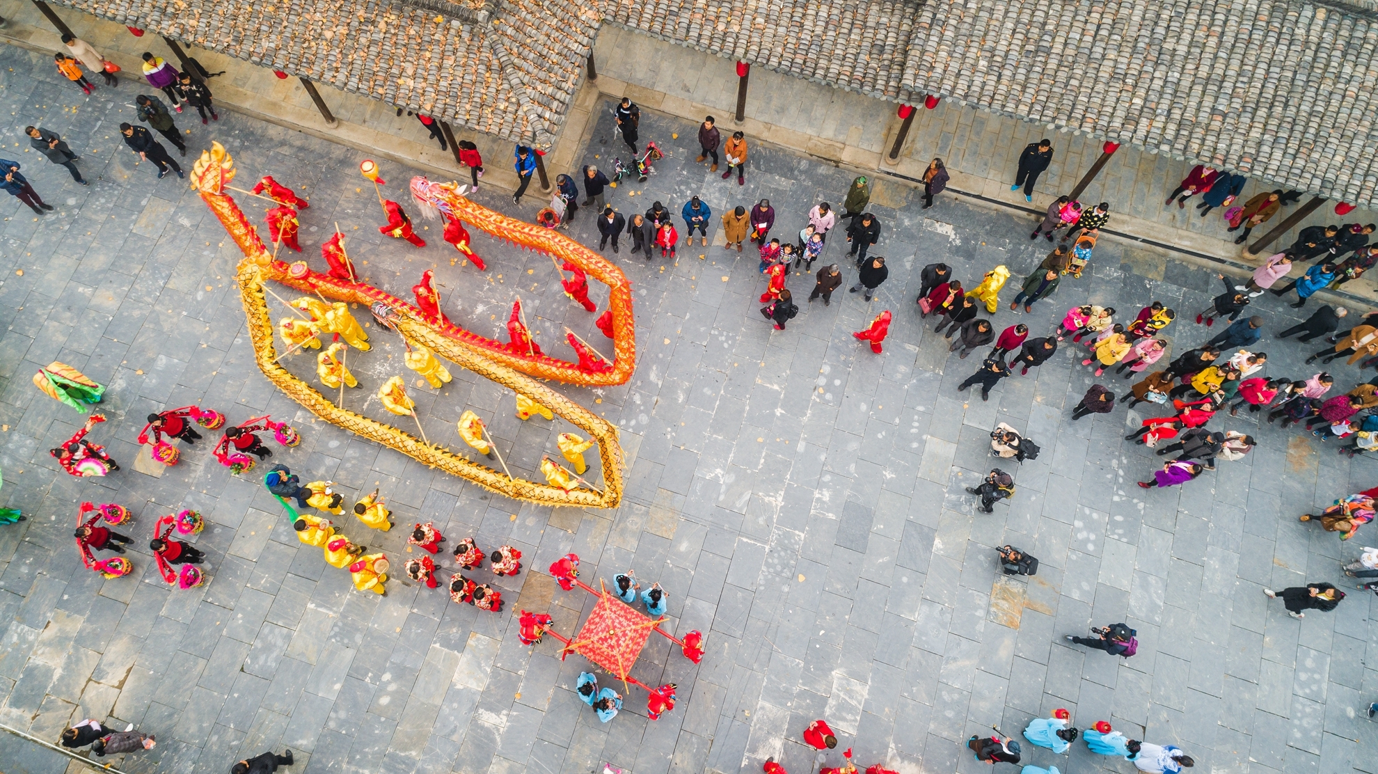 安徽铜陵:多彩民俗文化展演迎客来