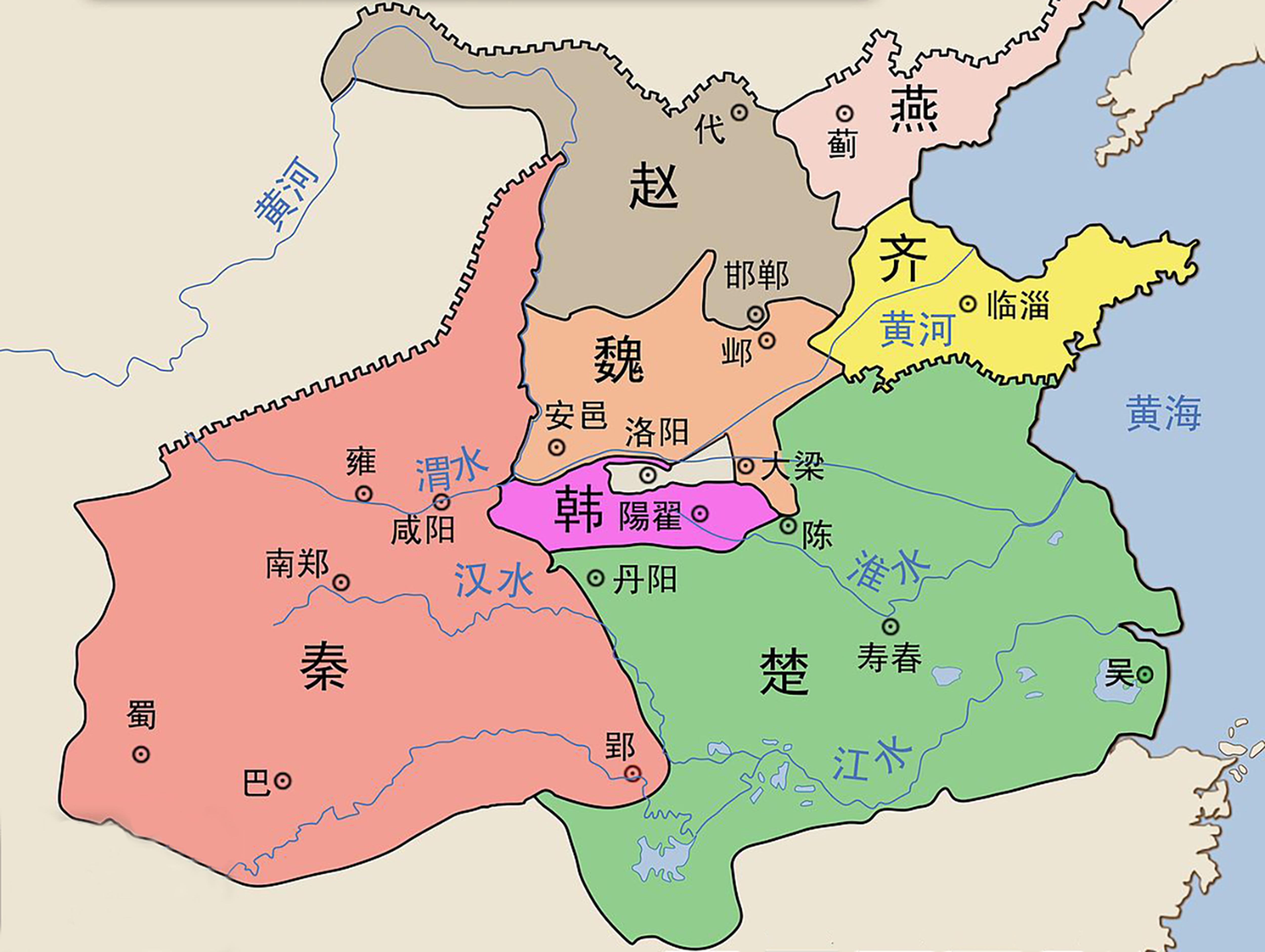 魏国的地图图片