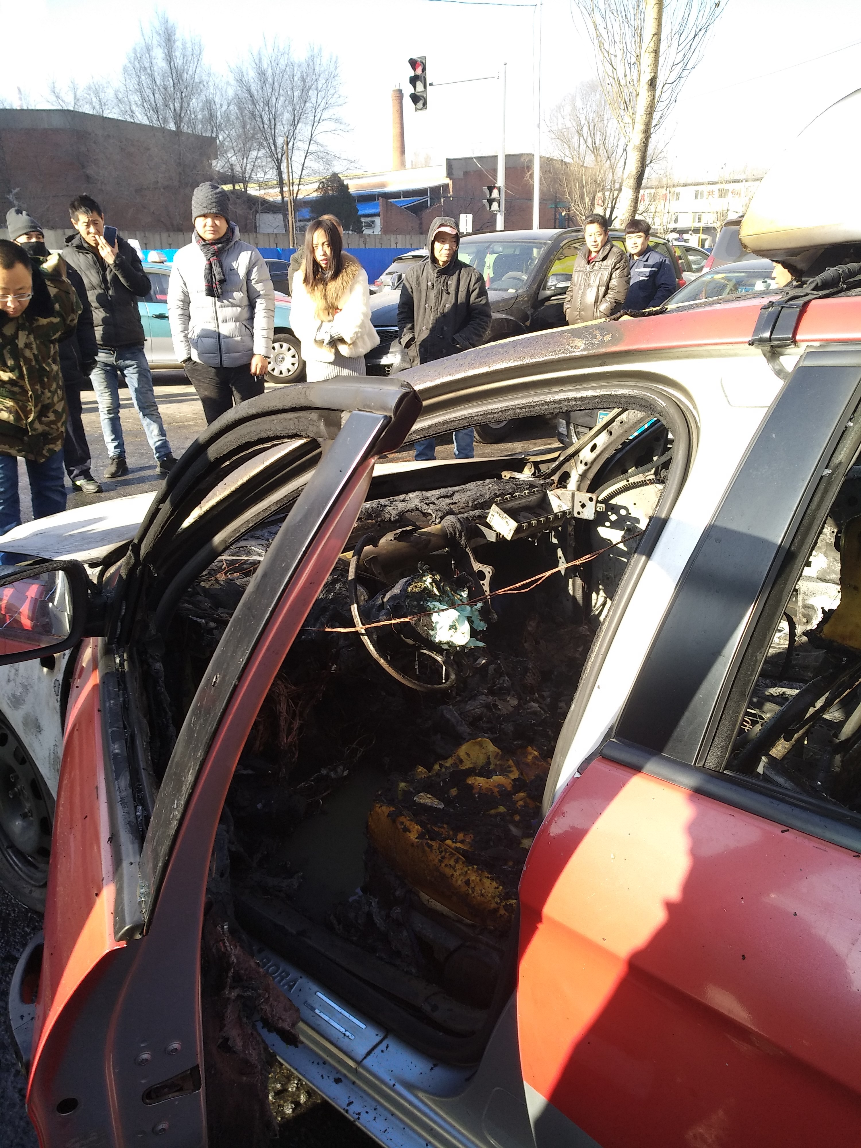 沈阳出租车自燃