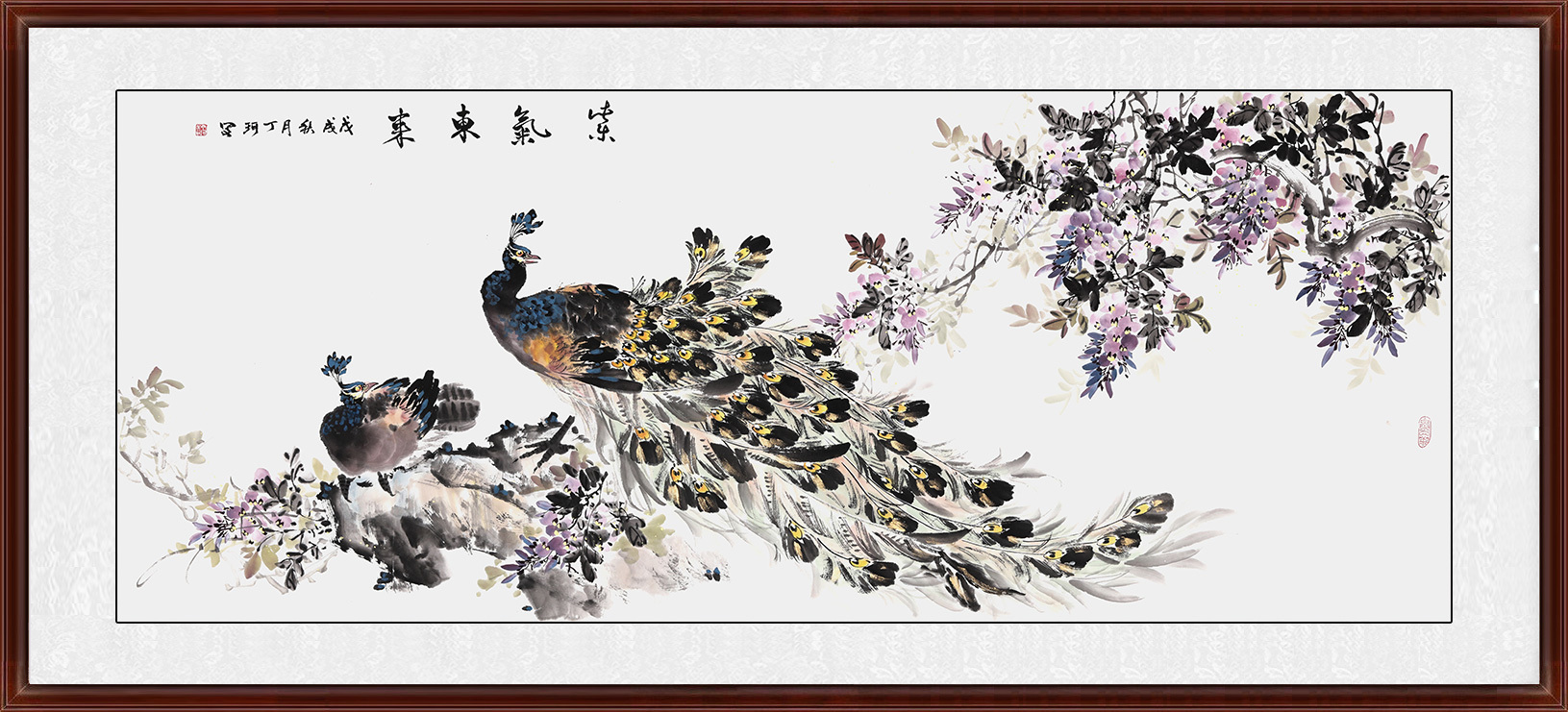 客厅挂什么挂画?怎么选择适合客厅的花鸟画?