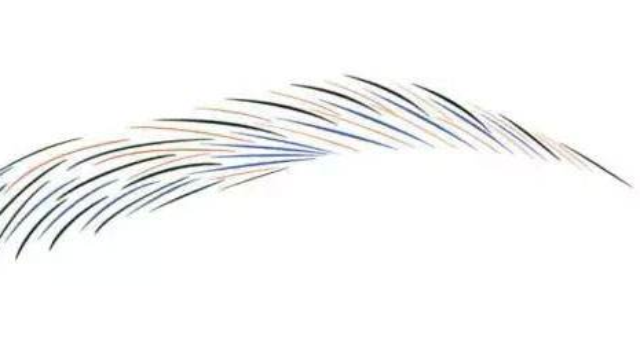 纸上漂亮的半永久标准眉形的定位画法教程讲解视频