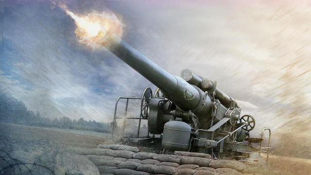 二战1300吨巨炮炮弹重7吨一炮击穿30米厚混泥土引爆