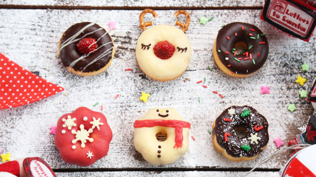太赞了这个圣诞甜甜圈简直要逆天