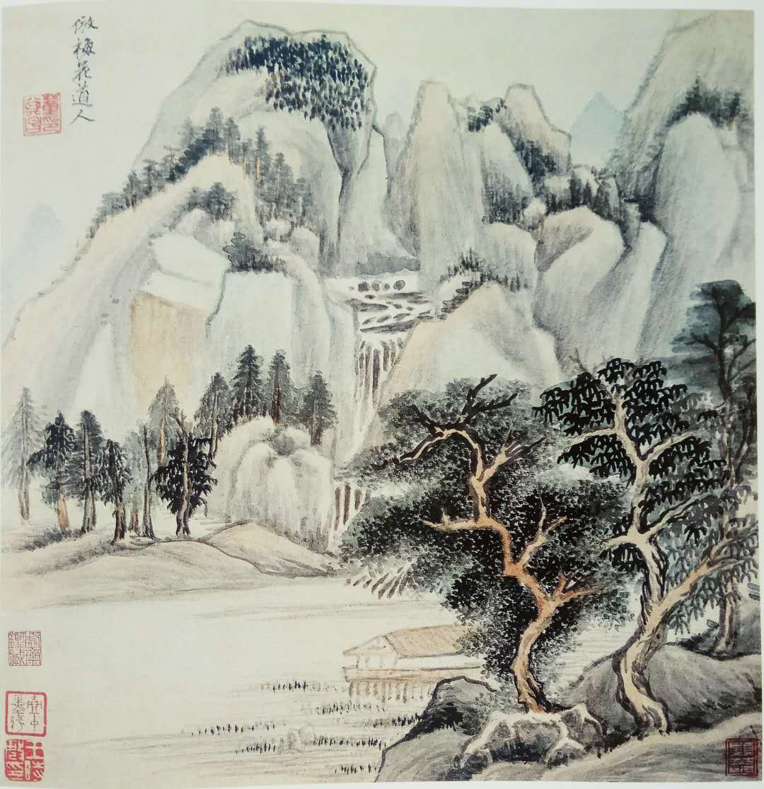 历代名家董其昌山水画欣赏