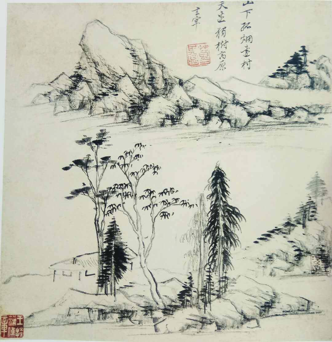 历代名家董其昌山水画欣赏