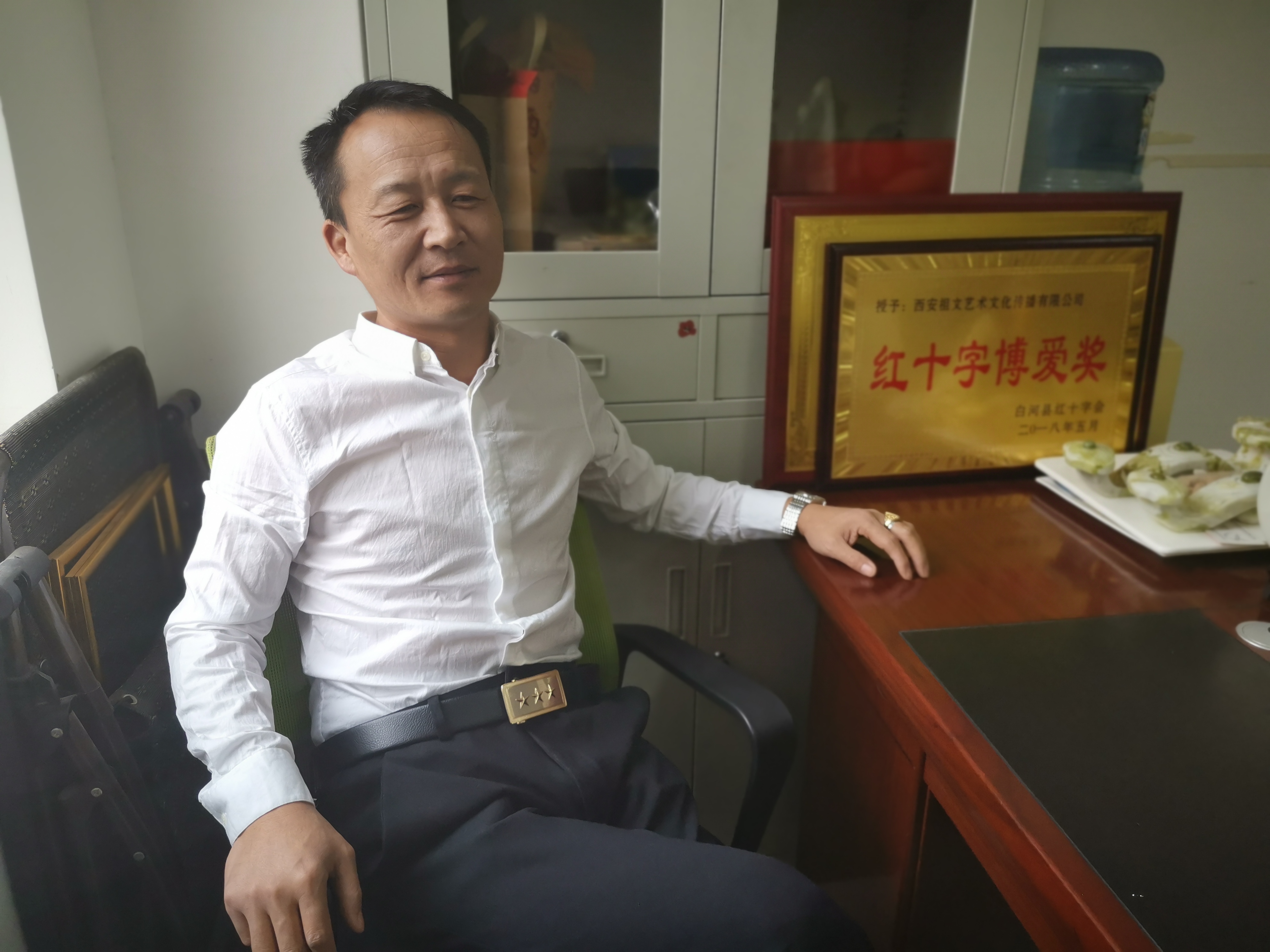 弘扬传统文化树立行业精英探访爱心人士吴祖文