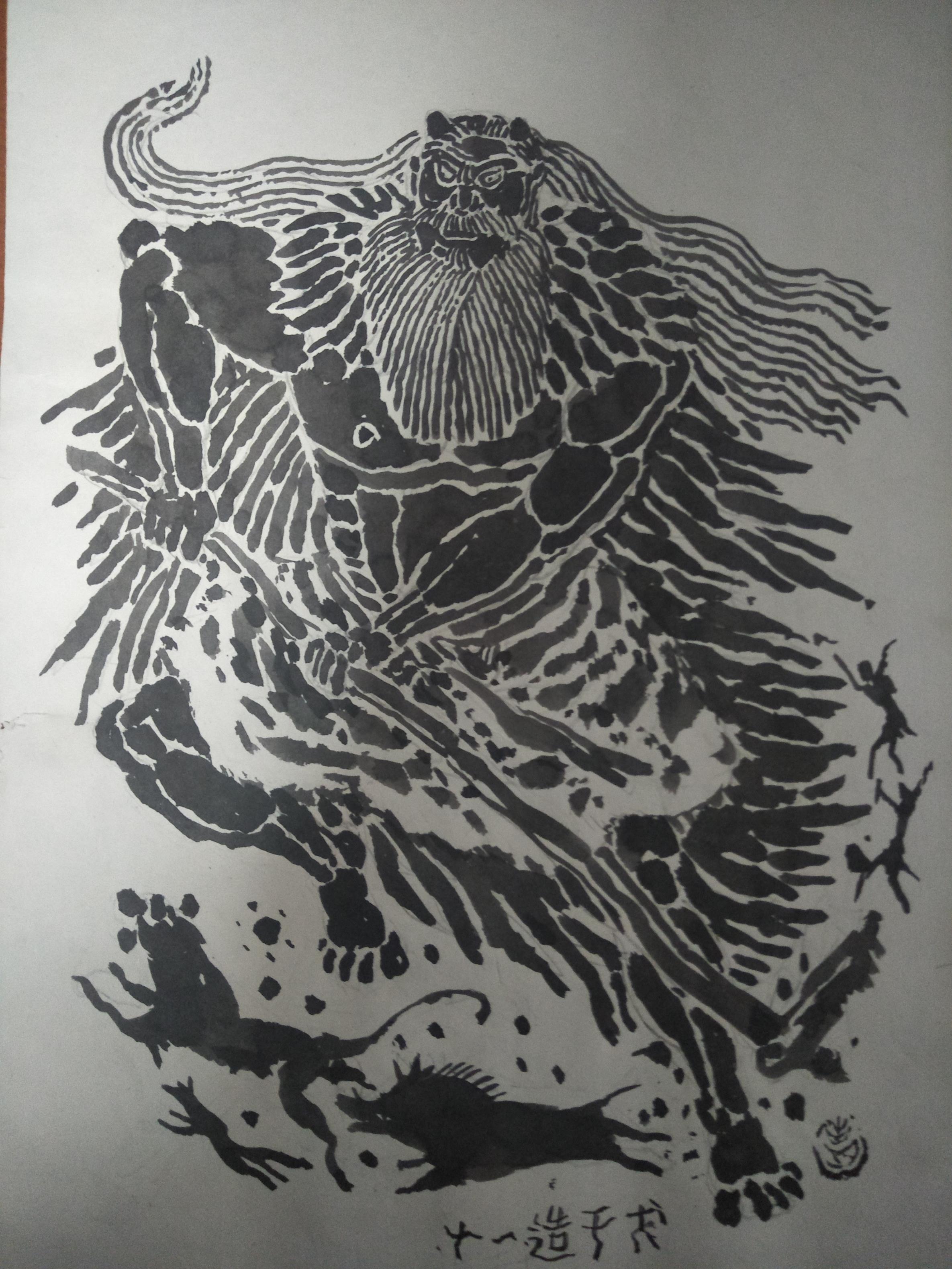 请赏析河南胡景德老师的墨拓作品,精品!