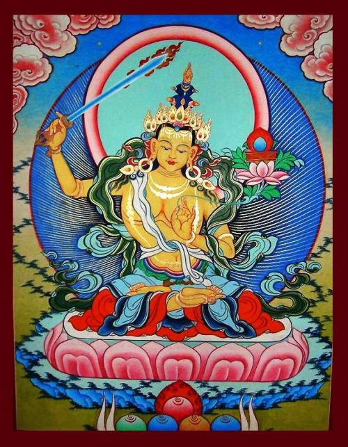 文殊菩萨佛光普照,为天下子女增智消灾,祈愿众学子年末考出好成绩!