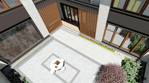 建一栋住着舒服的2层新中式合院别墅建筑大气户型实用造价经济