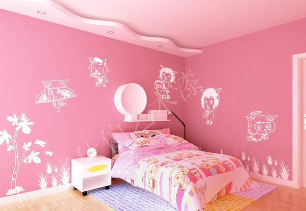 艺术漆儿童房墙面装饰效果