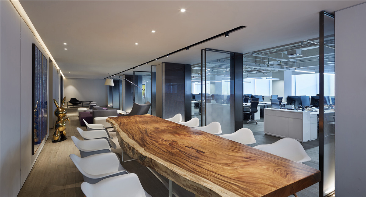 开放式办公室装修案例 充满灵动无限活力的办公空间