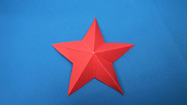 023手工折纸教程mrdiys教你如何手工制作红色五角星