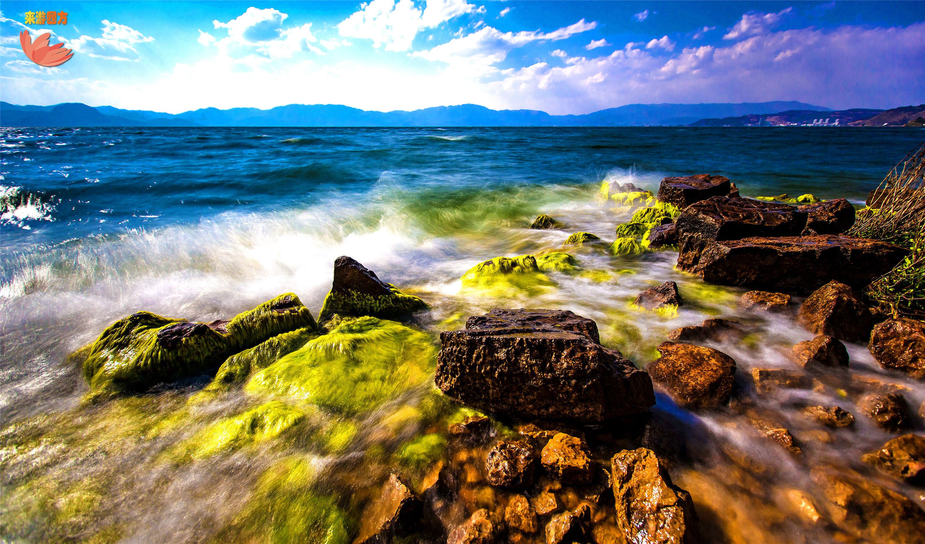 最大的高原深水湖珠江源头第一大湖古称琉璃万顷