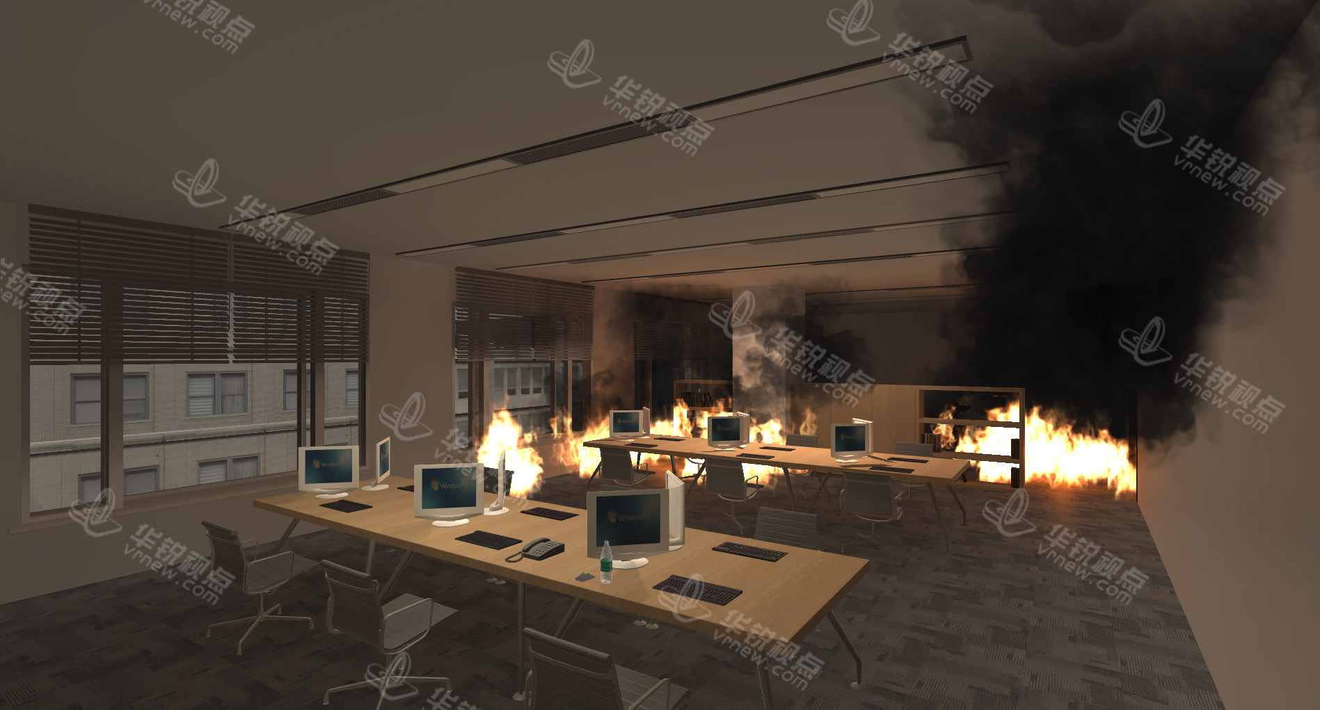 VR消防应急推演,科普火灾逃生等安全知识__凤凰网