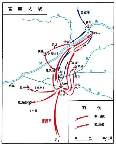 建安四年(199年,袁绍带领十万精兵企图南下进攻许都.