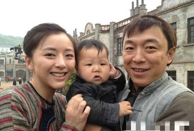 黄渤的儿子和女儿照片图片