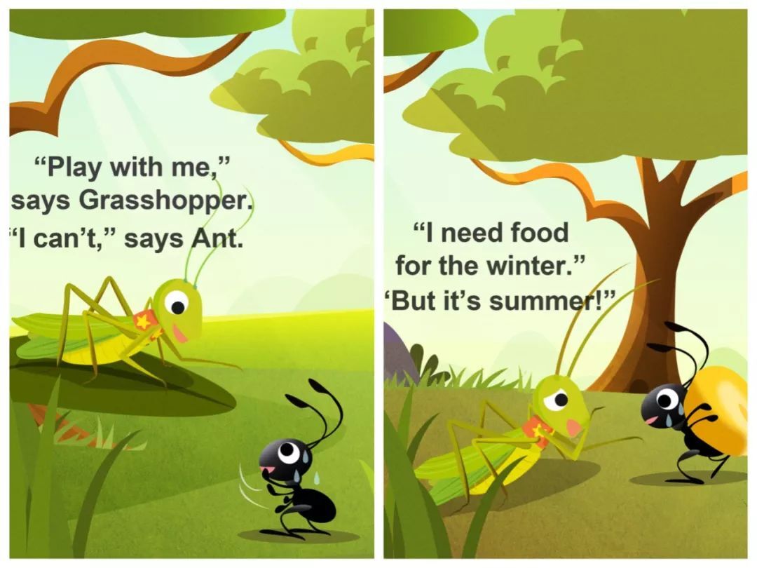 陪娃读绘本丨风靡全球的《the ant and the grasshopper 》__凤凰网