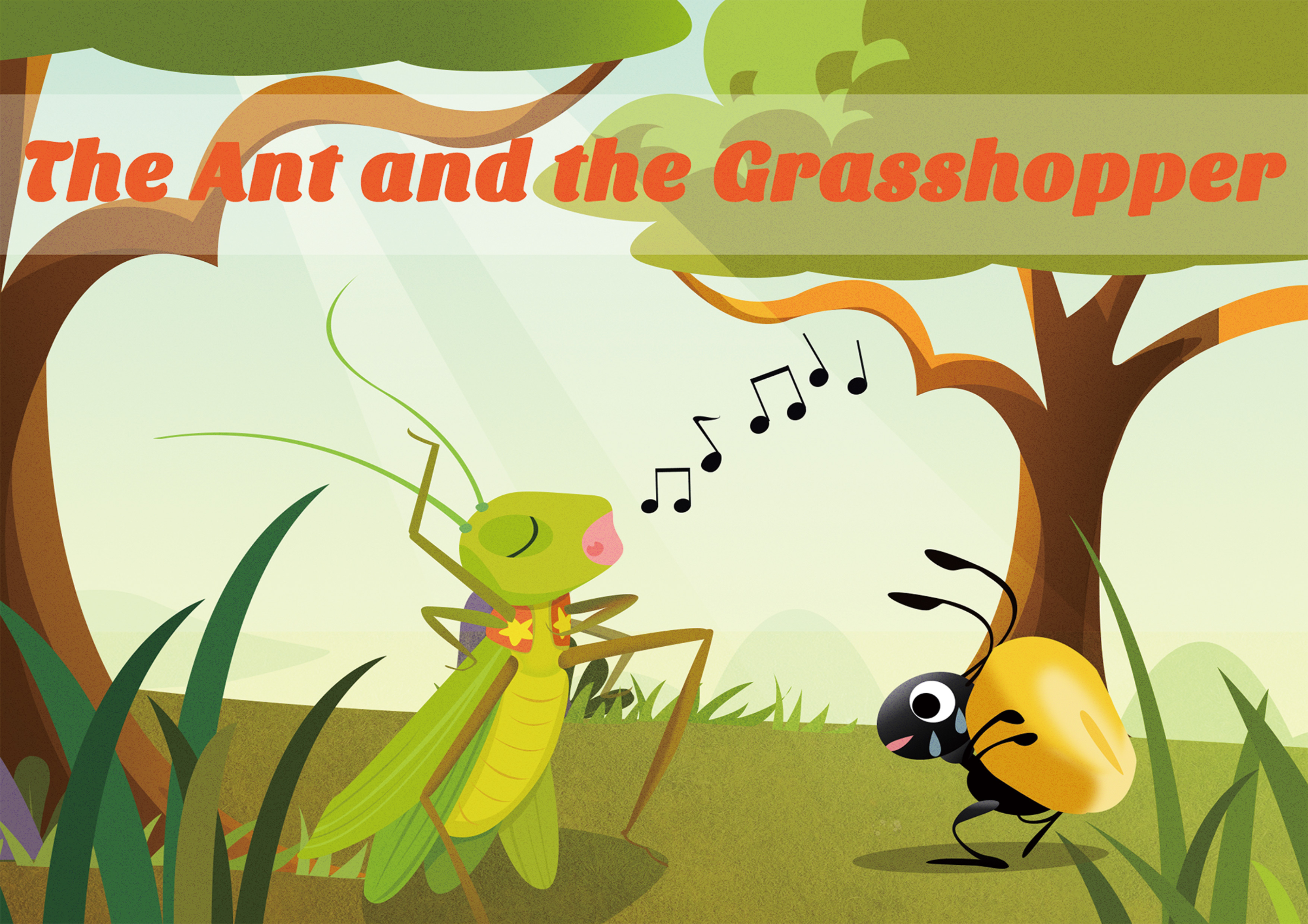 陪娃读绘本丨《 the ant and the grasshopper 蚂蚁和蚱蜢》(内含双语