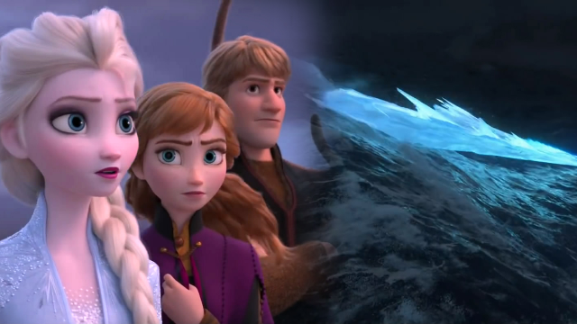 《冰雪奇缘2》发布首支先导预告片,艾莎公主发大招冻住大海_凤凰网视