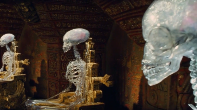 为得到神力众人来到活死人墓水晶骷髅送了大家一份见面礼