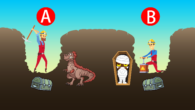 脑力测试:两个男人,谁能安全拿到宝箱?