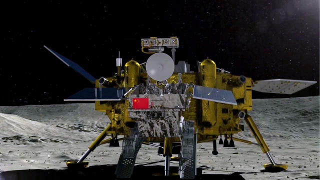 中国嫦娥4号登月的关键设备变推力发动机