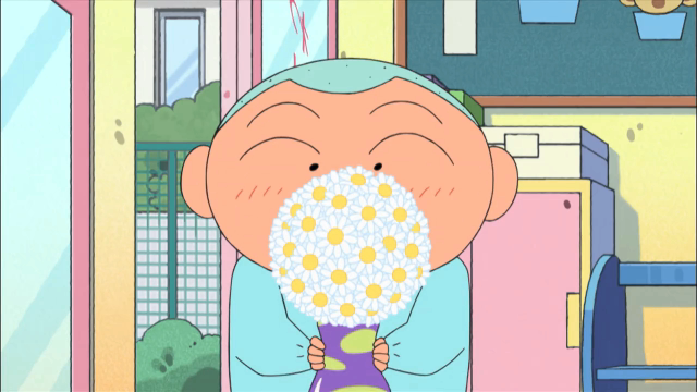 蜡笔小新第六季饭团头正男为了保护自己的花都学会了练武功