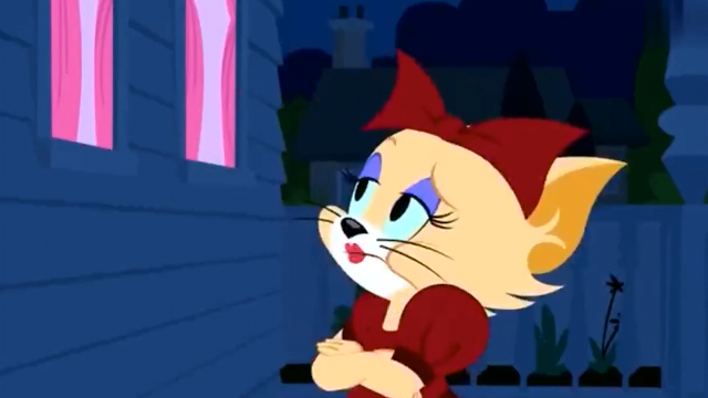 猫和老鼠汤姆带女朋友到酒店吃饭碰巧杰瑞也带女朋友来了