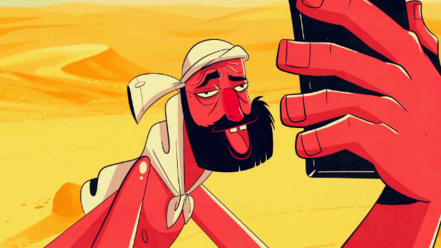 讽刺人性黑暗短片濒死男被困沙漠捡到手机第一件事竟不是求救