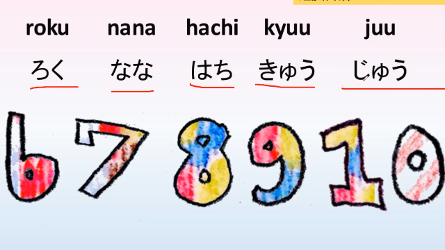 用日语数数你会吗初级日语单词学习数字