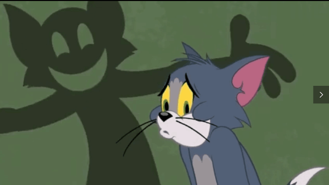 猫和老鼠汤姆和自己的影子分开了但感情不合闹翻了