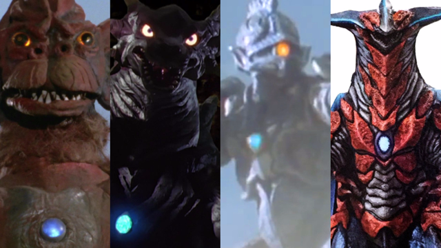 4只有彩色计时器的怪兽1个用来吸收能量1个用来释放能