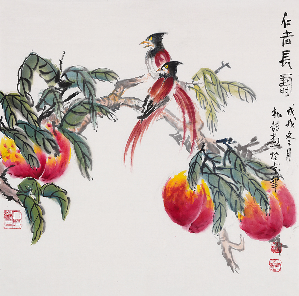 齐白石孙媳朴喆国画欣赏,颇具收藏潜力的书画佳作__凤凰网