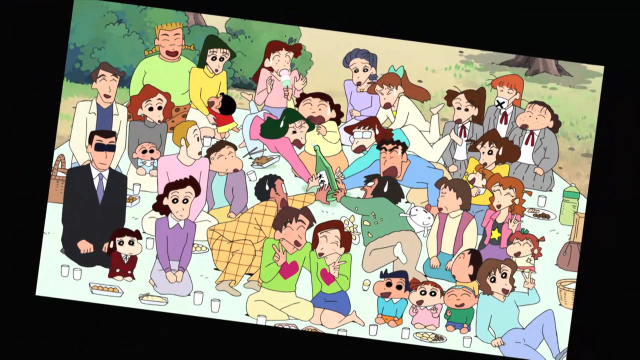 蜡笔小新第六季这真是一张有纪念意义的照片小新顽皮了