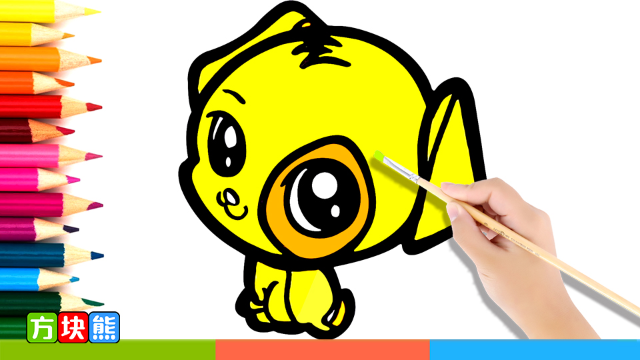 方块熊简笔画 呆萌的宠物小狗
