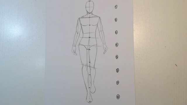 八头身人体模特教程从整体到局部的细致讲解不怕你学不会