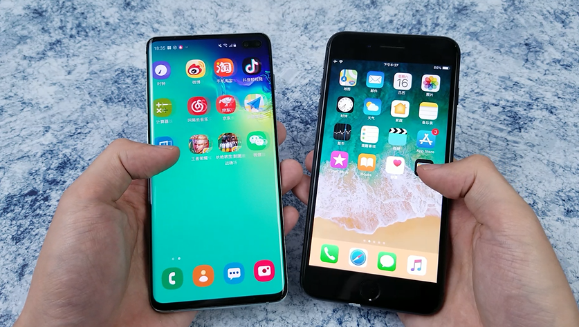 苹果iphone8对比三星s10神仙打架结果太意外
