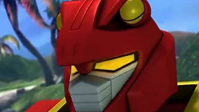 快乐酷宝小宝操控霸龙恶少对付自己的哥哥雷宝