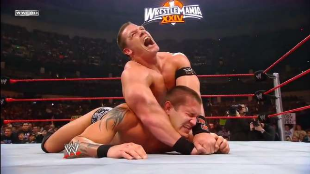 wwe经典约翰塞纳vs兰迪奥顿一晃10年过去了