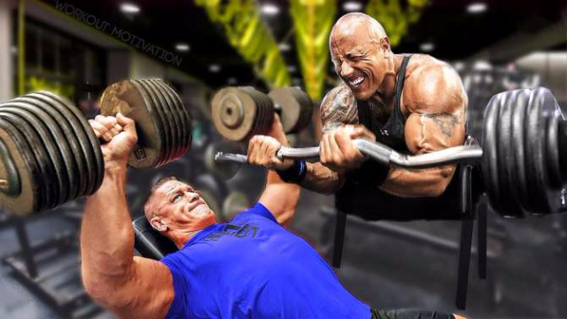 wwe两位超级巨星约翰塞纳巨石强森是如何炼成的超励志