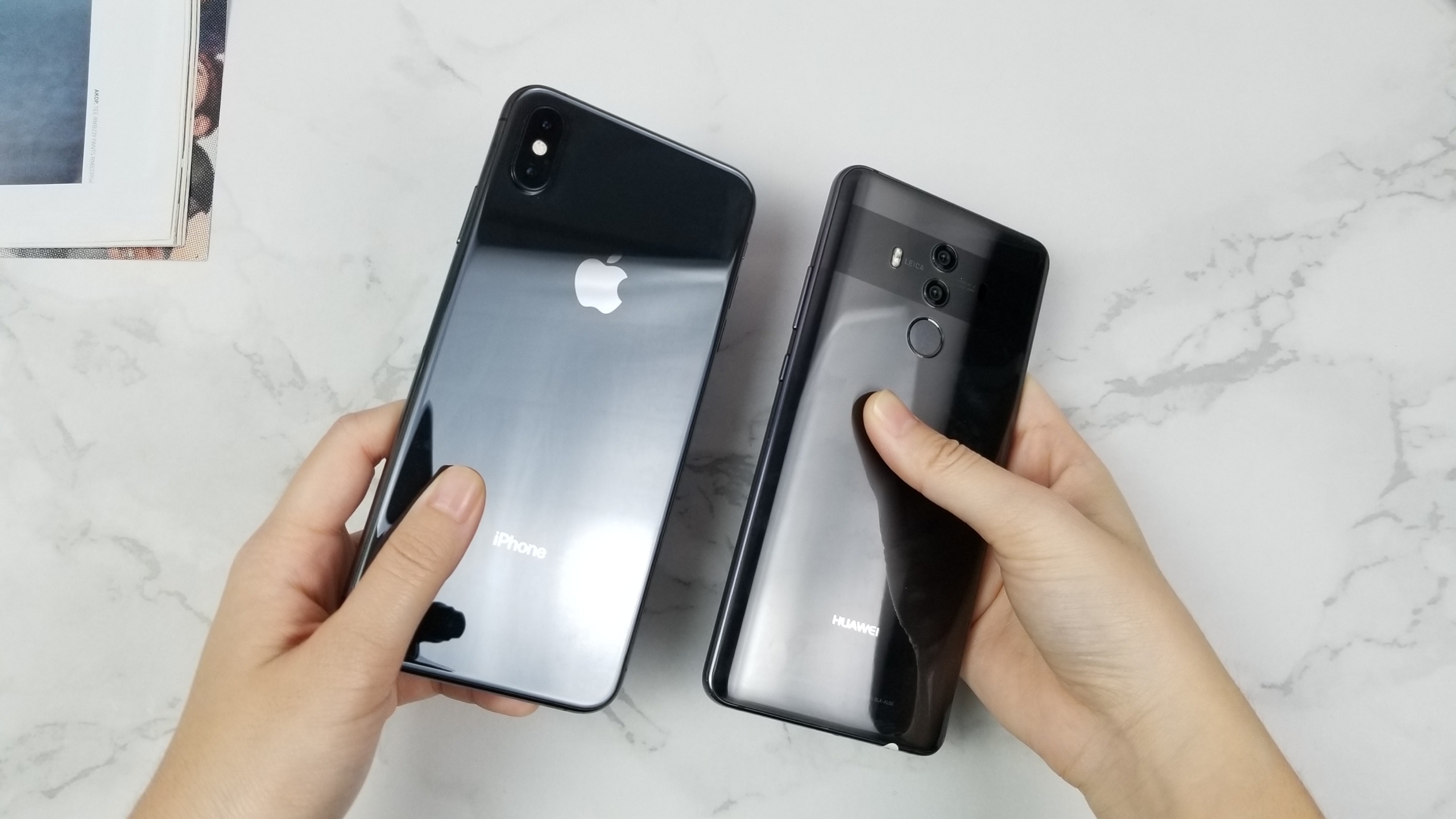 华为mate10pro速度对比iphonexsm差距一目了然大家自己看