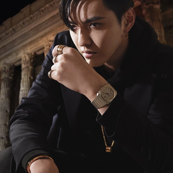 今日,宝格丽正式发布了由代言人吴亦凡拍摄的全新b.