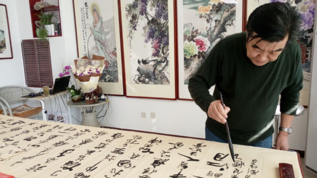 创作直播间刘培孝创作直播沁园春雪