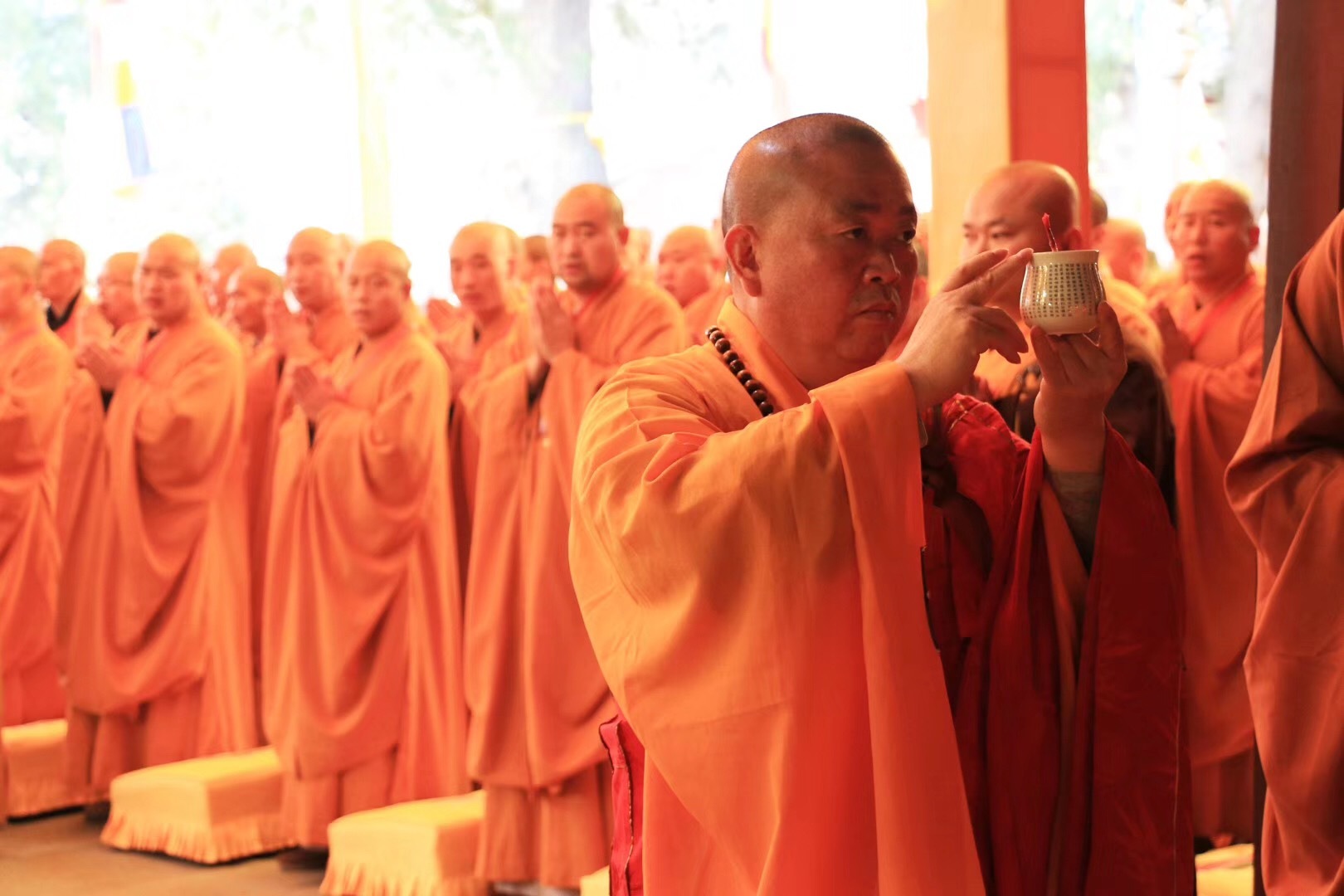 己亥年少林寺三坛大戒第三日——严净坛场,教过堂规矩